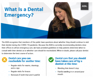 Dental Emergency River Vale, Oradell, Westwood, Bergen County NJ